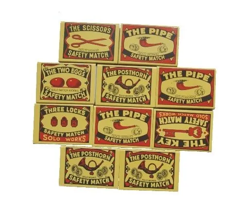 10er Pack kleine Sicherheitszündhölzer